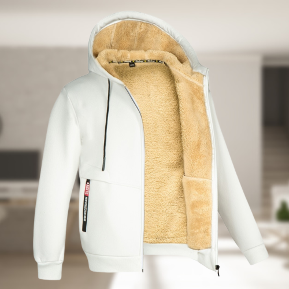 Praktische Herrenjacke Mit Kapuze Freizeit