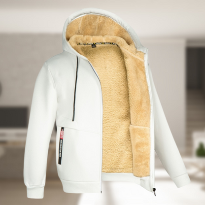 Praktische Herrenjacke Mit Kapuze Freizeit