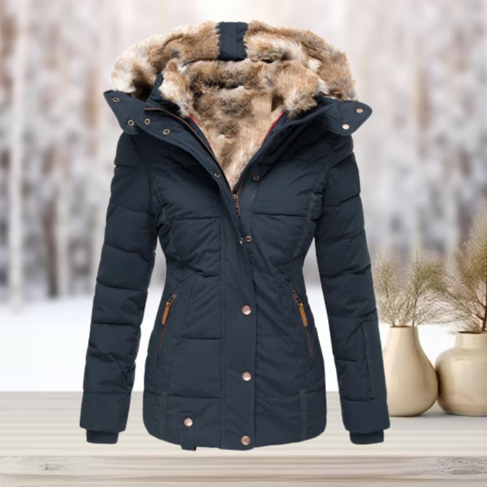 Warme Winterjacke Damen - Wasserabweisende Daunenparka