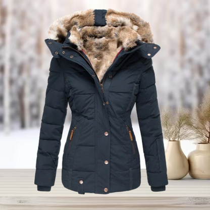 Warme Winterjacke Damen - Wasserabweisende Daunenparka