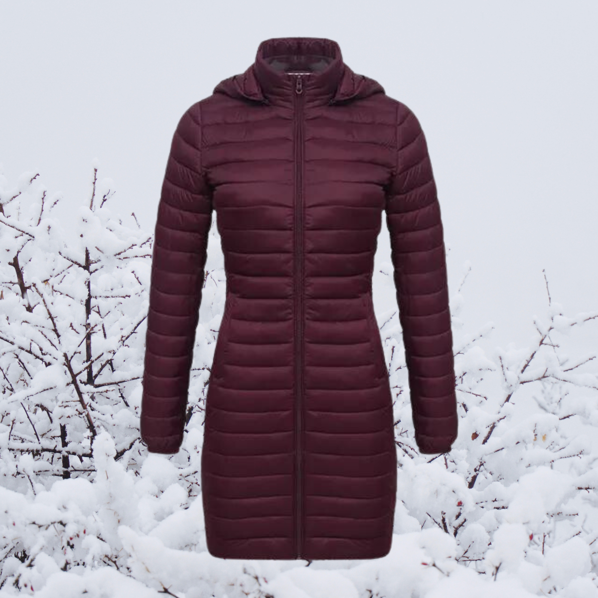 Langer Damen Wintermantel Warm & Elegant