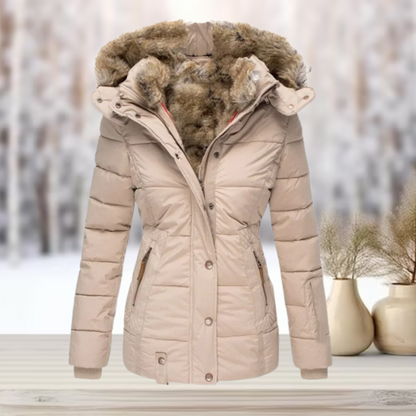 Warme Winterjacke Damen - Wasserabweisende Daunenparka
