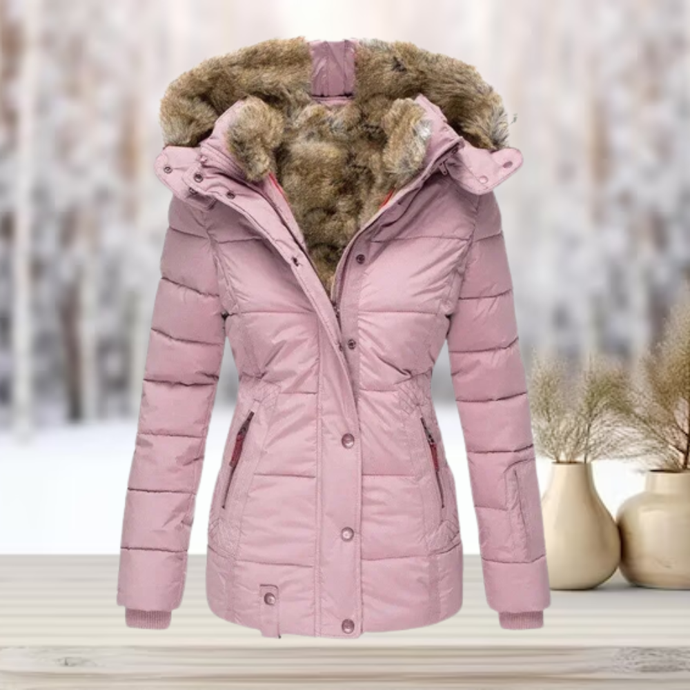 Warme Winterjacke Damen - Wasserabweisende Daunenparka