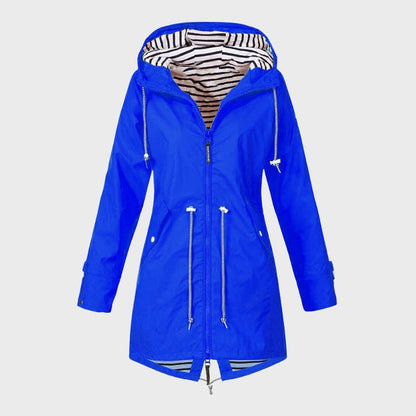 Lange Regenjacke Damen Waterproof