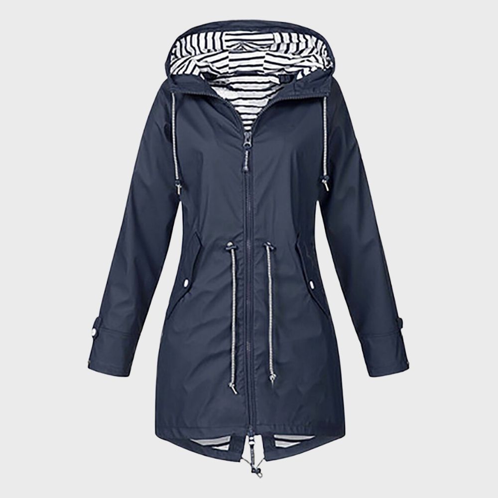 Lange Regenjacke Damen Waterproof
