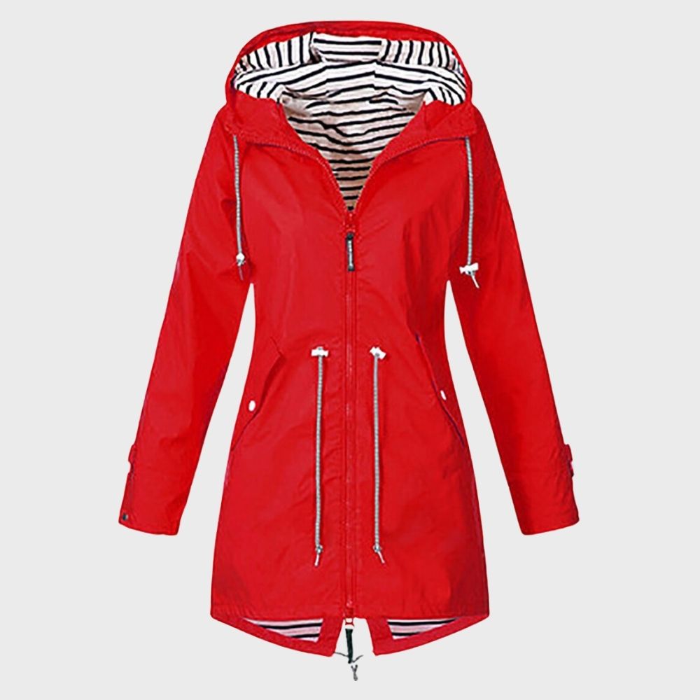 Lange Regenjacke Damen Waterproof
