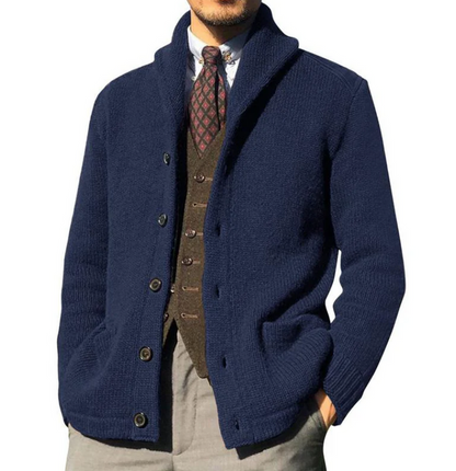 Herren Steppjacke Klassisches Design Knöpfe