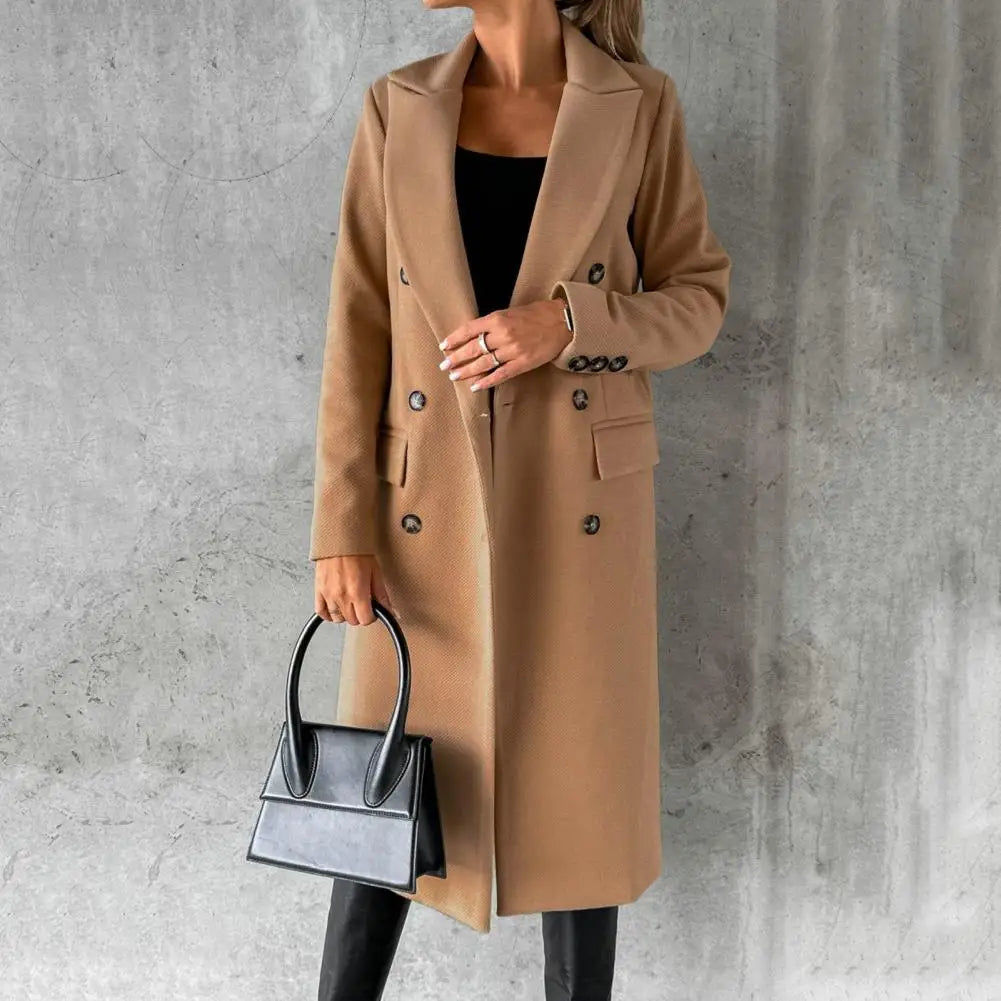 Eleganter Damen Trenchcoat Klassisch Moderner Stil - IdealeKleiden