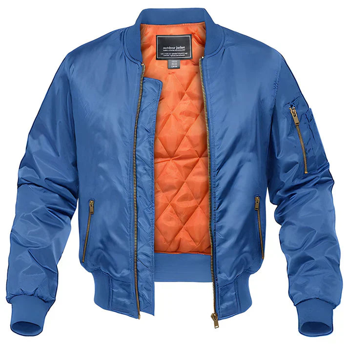 Vick - Flieger-Bomberjacke Leder-Optik - IdealeKleiden