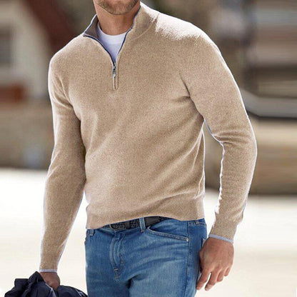 Herren Strickpullover Langarm Warm - IdealeKleiden