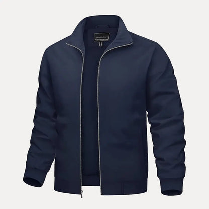 Stylische Bomberjacke Mit Stehkragen