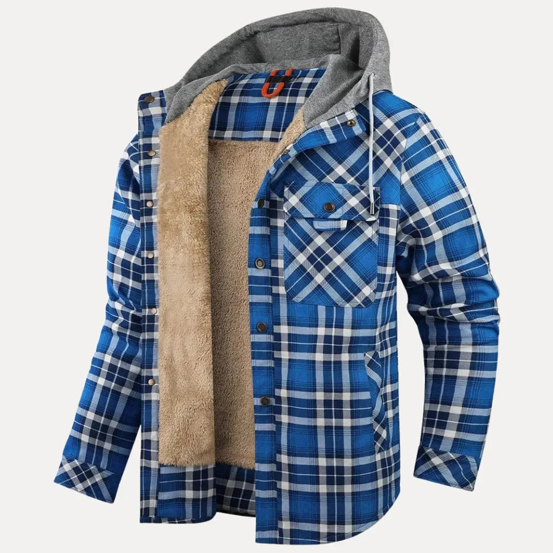 Warm gefütterte Karo Steppjacke Damen