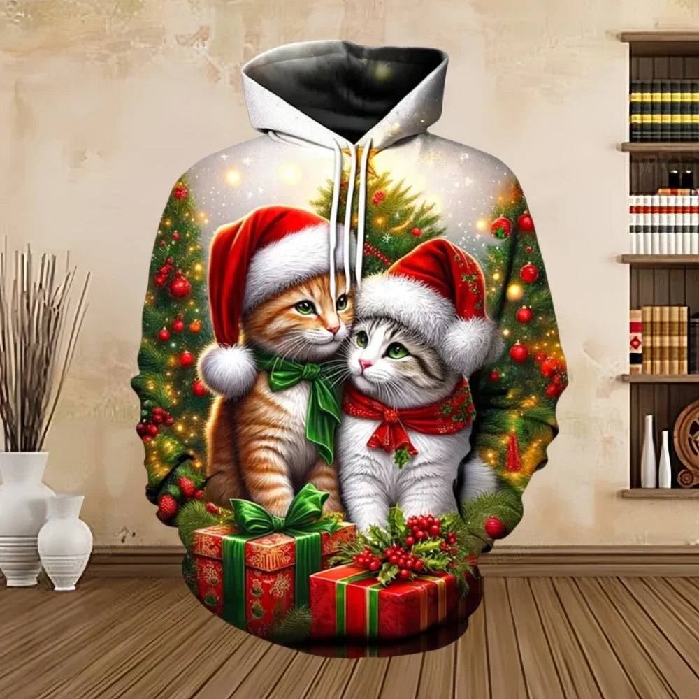 Weihnachtspullover mit Druck - Bequem & Stilvoll für Frauen und Männer