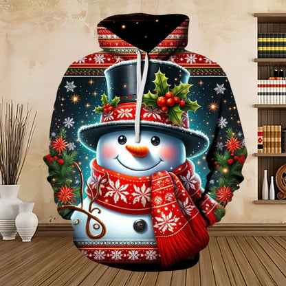 Weihnachtspullover mit Druck - Bequem & Stilvoll für Frauen und Männer