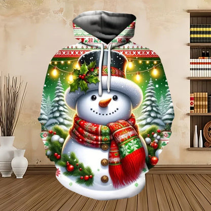 Weihnachtspullover mit Druck - Bequem & Stilvoll für Frauen und Männer