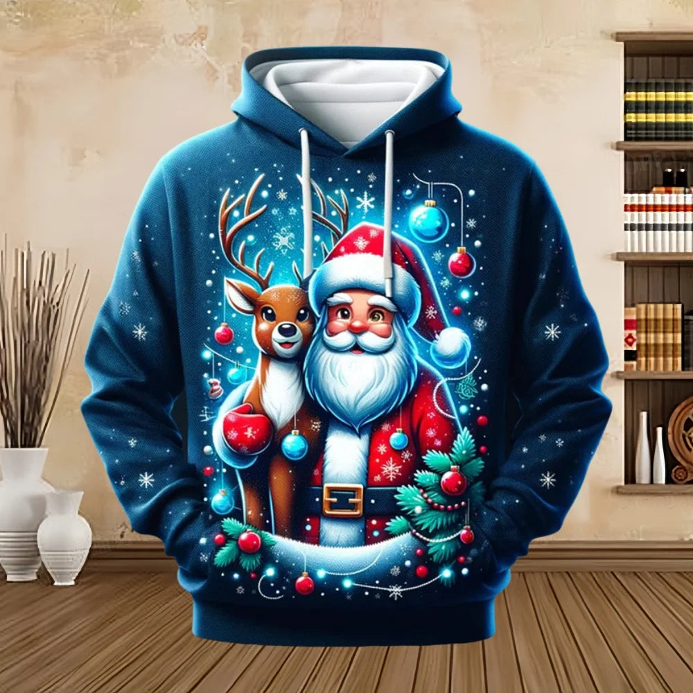 Weihnachtspullover mit Druck - Bequem & Stilvoll für Frauen und Männer