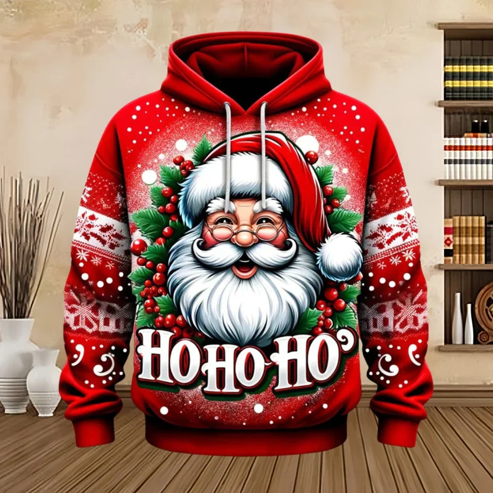 Weihnachtspullover mit Druck - Bequem & Stilvoll für Frauen und Männer