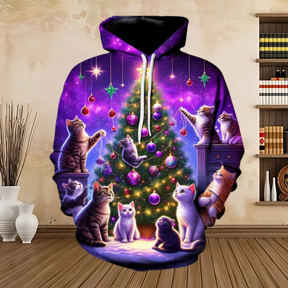 Weihnachtspullover mit Druck - Bequem & Stilvoll für Frauen und Männer