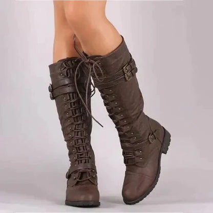 Retro Stiefel Spitze Design