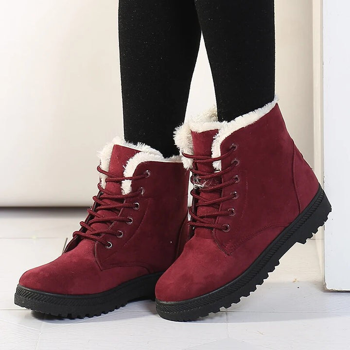 Damen Winterstiefel Schnee Kurz Schnell Trocken