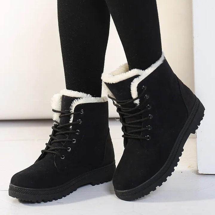 Damen Winterstiefel Schnee Kurz Schnell Trocken