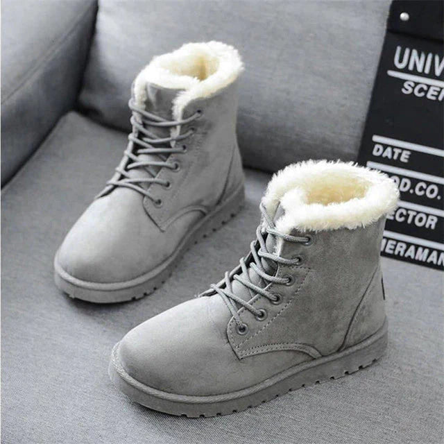Warmes Winterstiefel Paar für Frauen und Männer