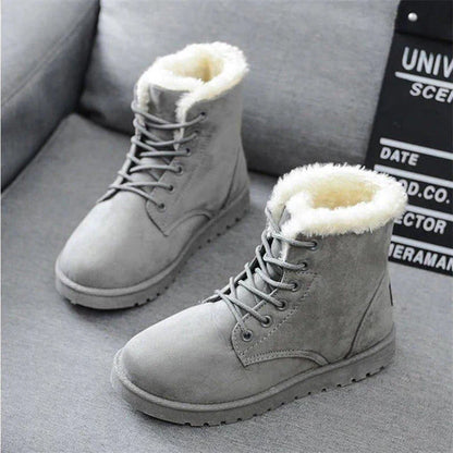 Warmes Winterstiefel Paar für Frauen und Männer