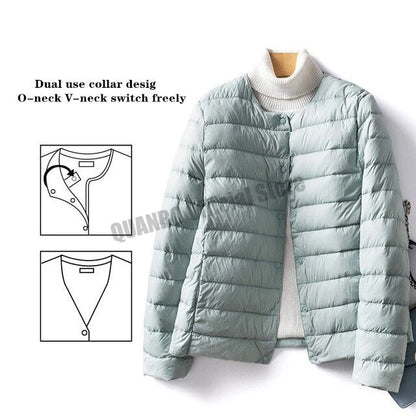 Kuschelige Damenwinterjacke Warm