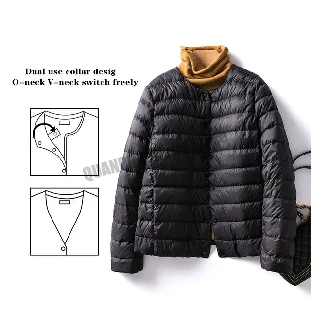 Kuschelige Damenwinterjacke Warm