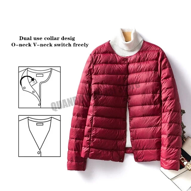 Kuschelige Damenwinterjacke Warm