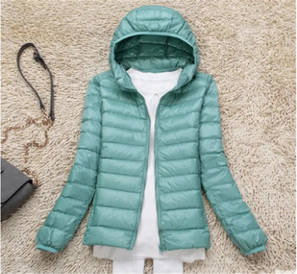 Winterparka Damen Klassisch Isoliert