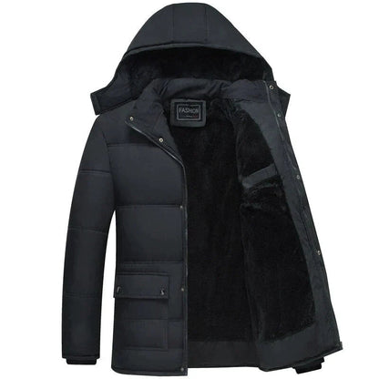 Wattierte Winterjacke Mit Kapuze
