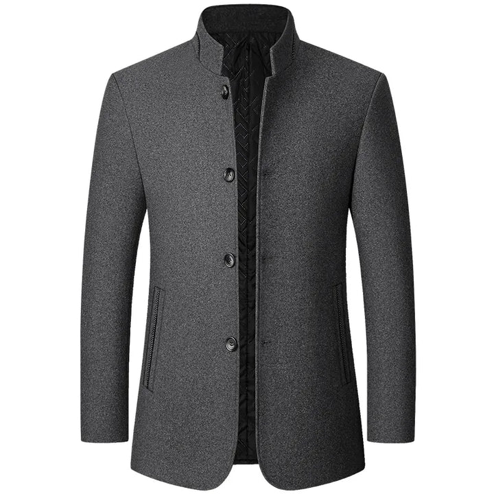 Herren Winterjacke Wollmix Warm
