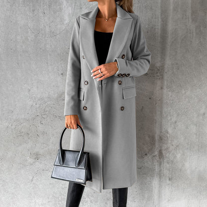 Warme Winterjacke Elegant Damenschwarz