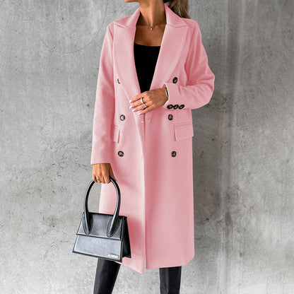Warme Winterjacke Elegant Damenschwarz
