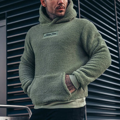 Stylisher Plüsch-Pullover für Herren - IdealeKleiden