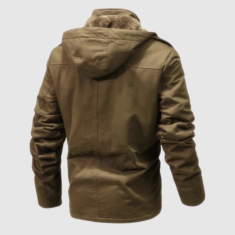 Robuste Outdoorjacke Warm Isoliert Für Männer - IdealeKleiden