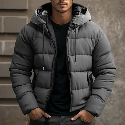 Herren Winterjacke Warm Leicht Puffer