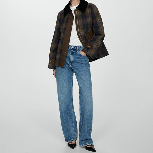 Stylische Damenjacke mit Weichem Faux-Fellkragen - IdealeKleiden