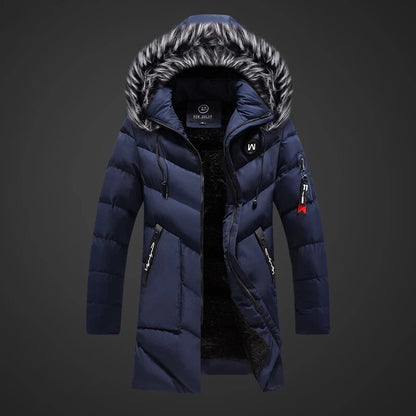 Herren Winterjacke Modern Wärme
