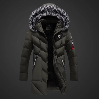Herren Winterjacke Modern Wärme