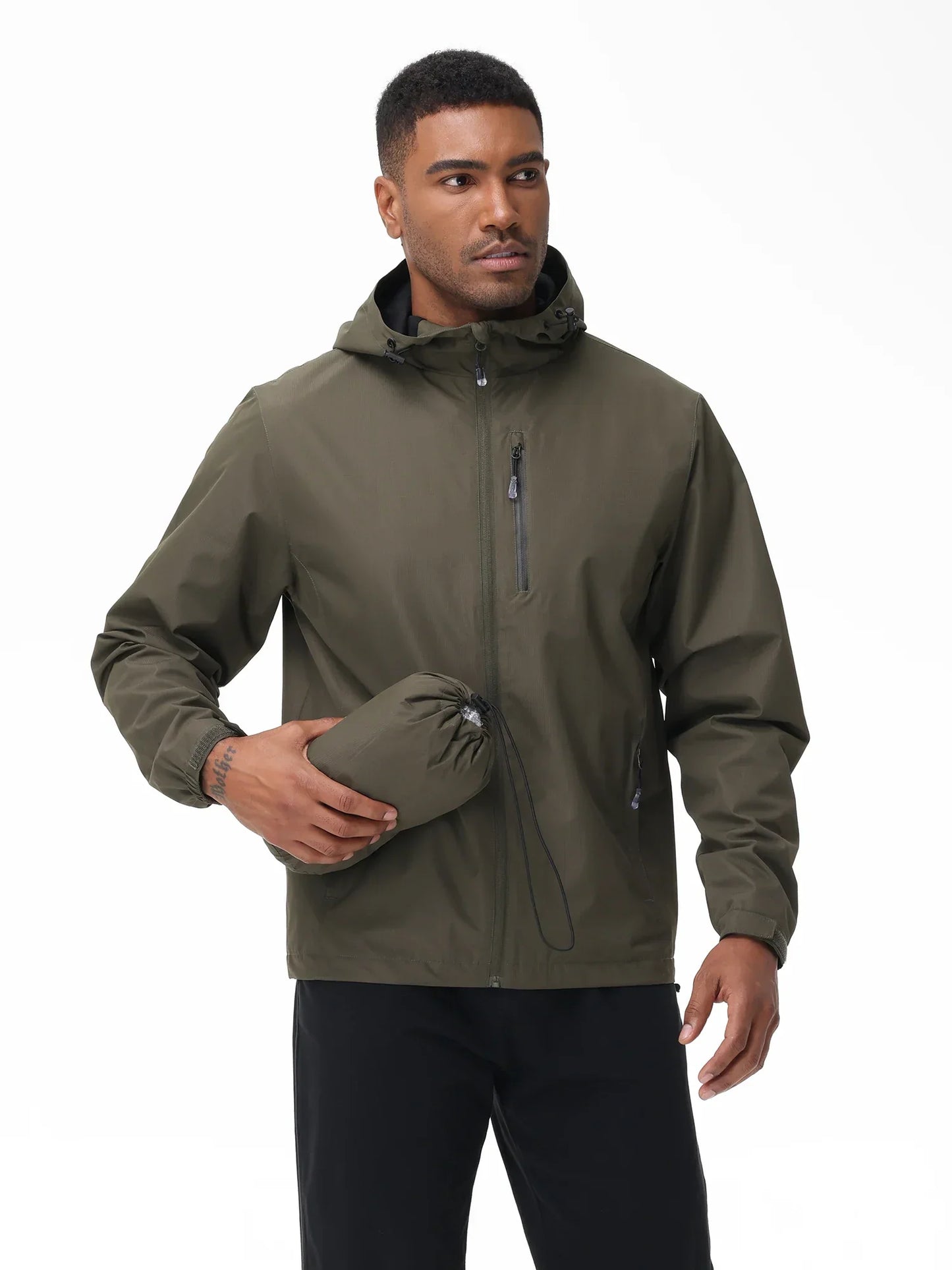 Herren Outdoorjacke Leicht Wasserdicht - IdealeKleiden