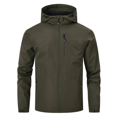 Herren Outdoorjacke Leicht Wasserdicht
