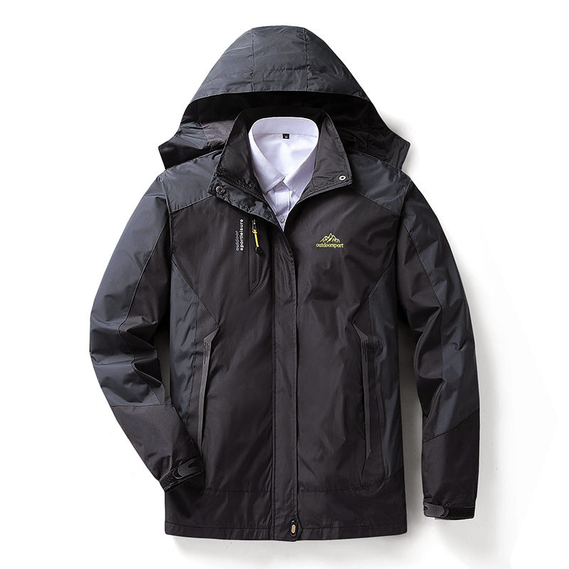 Wandersportjacke Damen Waterproof Kapuze