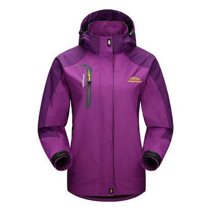Wandersportjacke Damen Waterproof Kapuze - IdealeKleiden