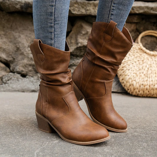 Stylische Cowboy-Stiefel für Damen - IdealeKleiden