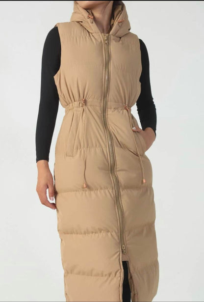 Stylische Weste Beige