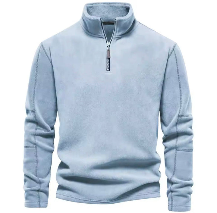 Herren Fleecepullover Warm Halbzipper