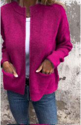 Damen Sweatshirt Bequem Mit Taschen