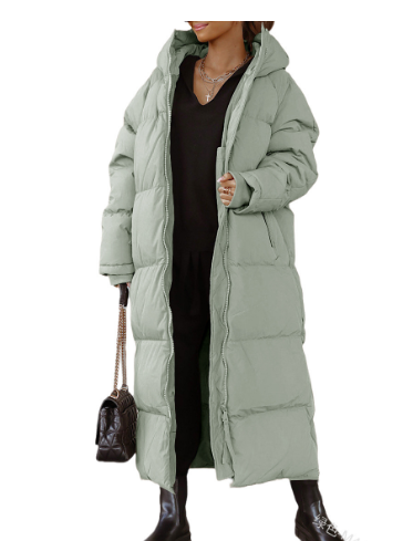 Warmes Daunenkleid Wintermantel Frauen
